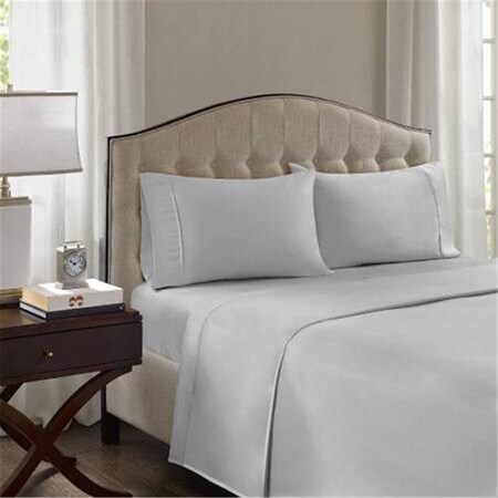 Madison Park King Size Cotton Blend Sheet Set, Grey MP20-4851